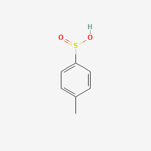 4-Methylbenzenesulfinic acid chemical structure (CAS 536-57-2)