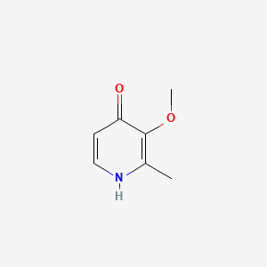 3-Methoxy-2-methylpyridin-4-ol chemical structure (CAS 53603-11-5)