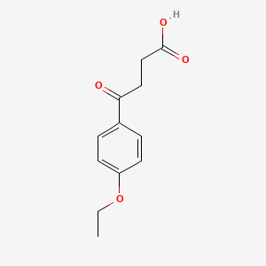 4-(4-Ethoxyphenyl)-4-oxobutanoic acid chemical structure (CAS 53623-37-3)