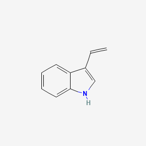 3-Ethenyl-1H-indole chemical structure (CAS 53654-36-7)