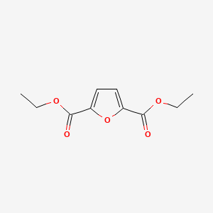 Diethyl furan-2,5-dicarboxylate chemical structure (CAS 53662-83-2)