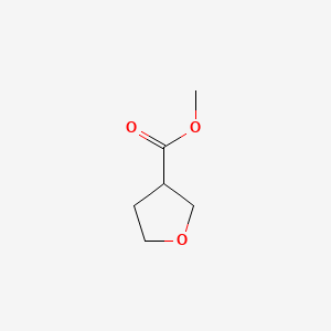 Methyl tetrahydrofuran-3-carboxylate chemical structure (CAS 53662-85-4)