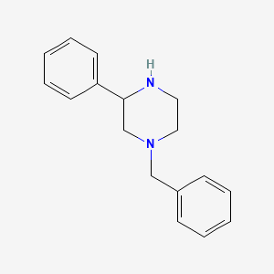 1-Benzyl-3-phenylpiperazine chemical structure (CAS 5368-32-1)