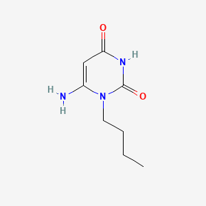 6-Amino-1-butylpyrimidine-2,4(1H,3H)-dione chemical structure (CAS 53681-49-5)