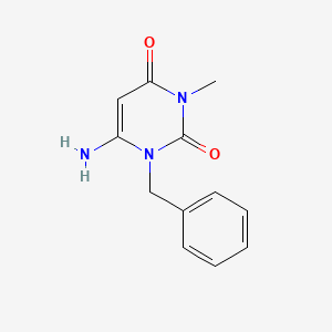 6-Amino-1-benzyl-3-methylpyrimidine-2,4(1H,3H)-dione chemical structure (CAS 53681-51-9)