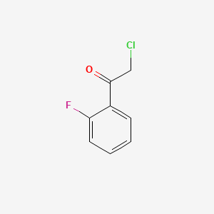 2-Chloro-1-(2-fluorophenyl)ethanone chemical structure (CAS 53688-17-8)