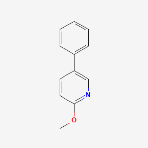 2-Methoxy-5-phenylpyridine chemical structure (CAS 53698-47-8)