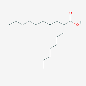 2-Heptyldecanoic acid chemical structure (CAS 53705-90-1)