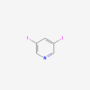 3,5-Diiodopyridine chemical structure (CAS 53710-18-2)