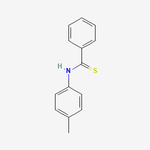 N-(p-Tolyl)benzothioamide chemical structure (CAS 5373-55-7)