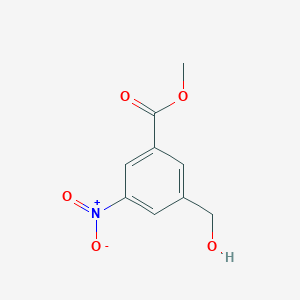 Methyl 3-(Hydroxymethyl)-5-nitrobenzoate chemical structure (CAS 53732-08-4)