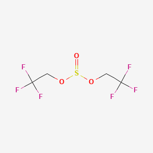 Bis(2,2,2-trifluoroethyl) sulfite chemical structure (CAS 53749-89-6)