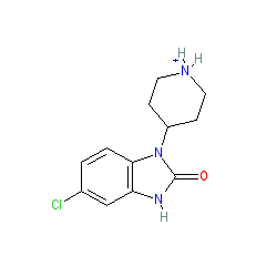 5-Chloro-1-(piperidin-4-yl)-1H-benzo[d]imidazol-2(3H)-one chemical structure (CAS 53786-28-0)