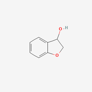 2,3-Dihydrobenzofuran-3-ol chemical structure (CAS 5380-80-3)
