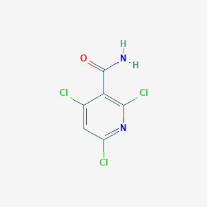 2,4,6-Trichloronicotinamide chemical structure (CAS 53815-29-5)