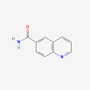 Quinoline-6-carboxamide chemical structure (CAS 5382-43-4)