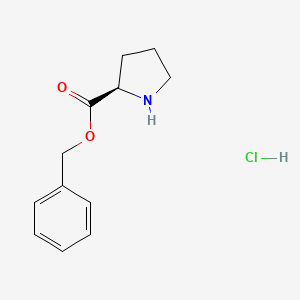 H-D-Pro-OBzl.HCl chemical structure (CAS 53843-90-6)