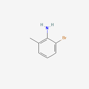 2-Bromo-6-methylaniline chemical structure (CAS 53848-17-2)