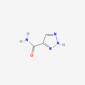 1H-1,2,3-Triazole-5-carboxamide chemical structure (CAS 53897-99-7)