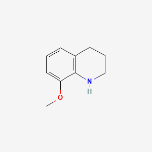 8-Methoxy-1,2,3,4-tetrahydroquinoline chemical structure (CAS 53899-17-5)