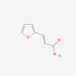 3-(Furan-2-yl)acrylic acid chemical structure (CAS 539-47-9)