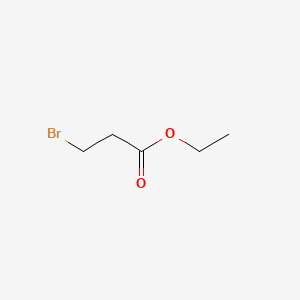 Ethyl 3-bromopropanoate chemical structure (CAS 539-74-2)