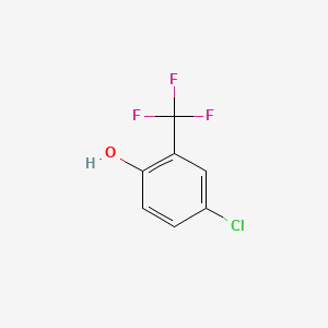 4-Chloro-2-(trifluoromethyl)phenol chemical structure (CAS 53903-51-8)