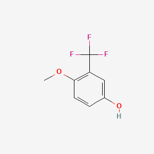 4-Methoxy-3-(trifluoromethyl)phenol chemical structure (CAS 53903-59-6)