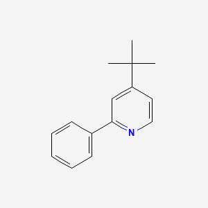 4-(tert-Butyl)-2-phenylpyridine chemical structure (CAS 53911-36-7)