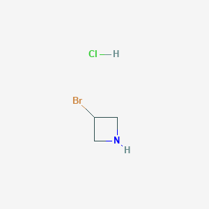 3-Bromoazetidine hydrochloride chemical structure (CAS 53913-82-9)