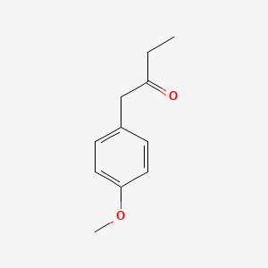 1-(4-Methoxyphenyl)butan-2-one chemical structure (CAS 53917-01-4)