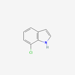 7-Chloroindole chemical structure (CAS 53924-05-3)