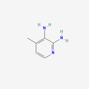 4-Methylpyridine-2,3-diamine chemical structure (CAS 53929-59-2)