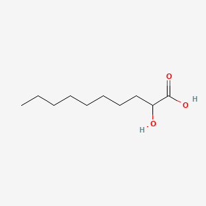 2-Hydroxydecanoic acid chemical structure (CAS 5393-81-7)