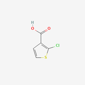 2-Chlorothiophene-3-carboxylic acid chemical structure (CAS 53935-71-0)