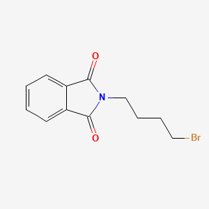 2-(4-Bromobutyl)isoindoline-1,3-dione chemical structure (CAS 5394-18-3)