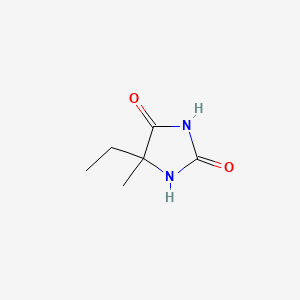 5-Ethyl-5-methylimidazolidine-2,4-dione chemical structure (CAS 5394-36-5)