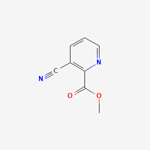 Methyl 3-cyanopicolinate chemical structure (CAS 53940-11-7)