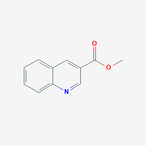 Methyl quinoline-3-carboxylate chemical structure (CAS 53951-84-1)