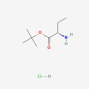 H-Abu-OtBu.HCl chemical structure (CAS 53956-05-1)