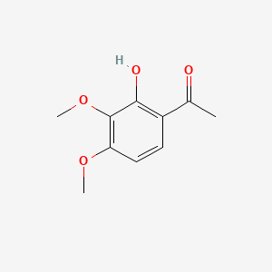 3,4-Dimethoxy-2-hydroxyacetophenone chemical structure (CAS 5396-18-9)