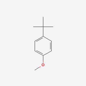 1-(tert-Butyl)-4-methoxybenzene chemical structure (CAS 5396-38-3)