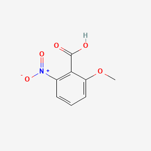 2-Methoxy-6-nitrobenzoic acid chemical structure (CAS 53967-73-0)