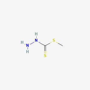 Methyl hydrazinecarbodithioate chemical structure (CAS 5397-03-5)