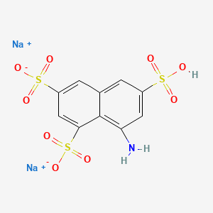 Disodium 8-Amino-1,3,6-naphthalenetrisulfonate chemical structure (CAS 5398-34-5)