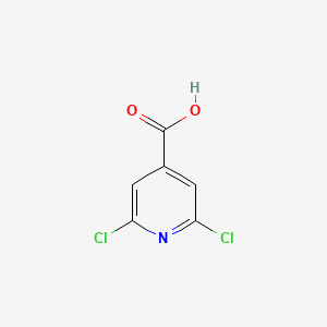 2,6-Dichloroisonicotinic acid chemical structure (CAS 5398-44-7)