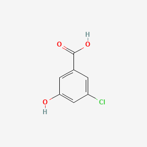3-Chloro-5-hydroxybenzoic acid chemical structure (CAS 53984-36-4)