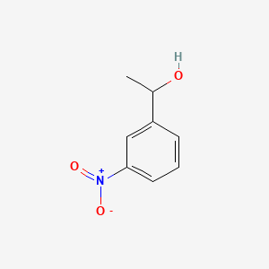 1-(3-Nitrophenyl)ethanol chemical structure (CAS 5400-78-2)