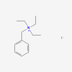 N-Benzyl-N,N-diethylethanaminium iodide chemical structure (CAS 5400-94-2)