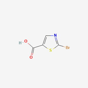 2-Bromothiazole-5-carboxylic acid chemical structure (CAS 54045-76-0)
